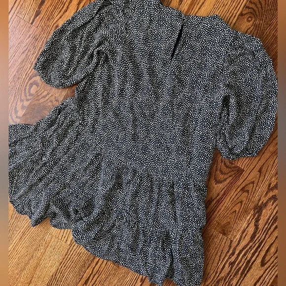 Zara tiered polka dot mini dress - small - Picture 4 of 5